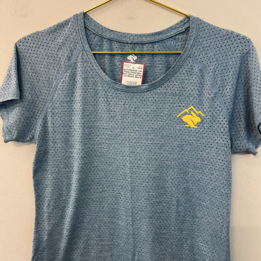 Rabbit Blue Short Sleeve Athletic Top Medium