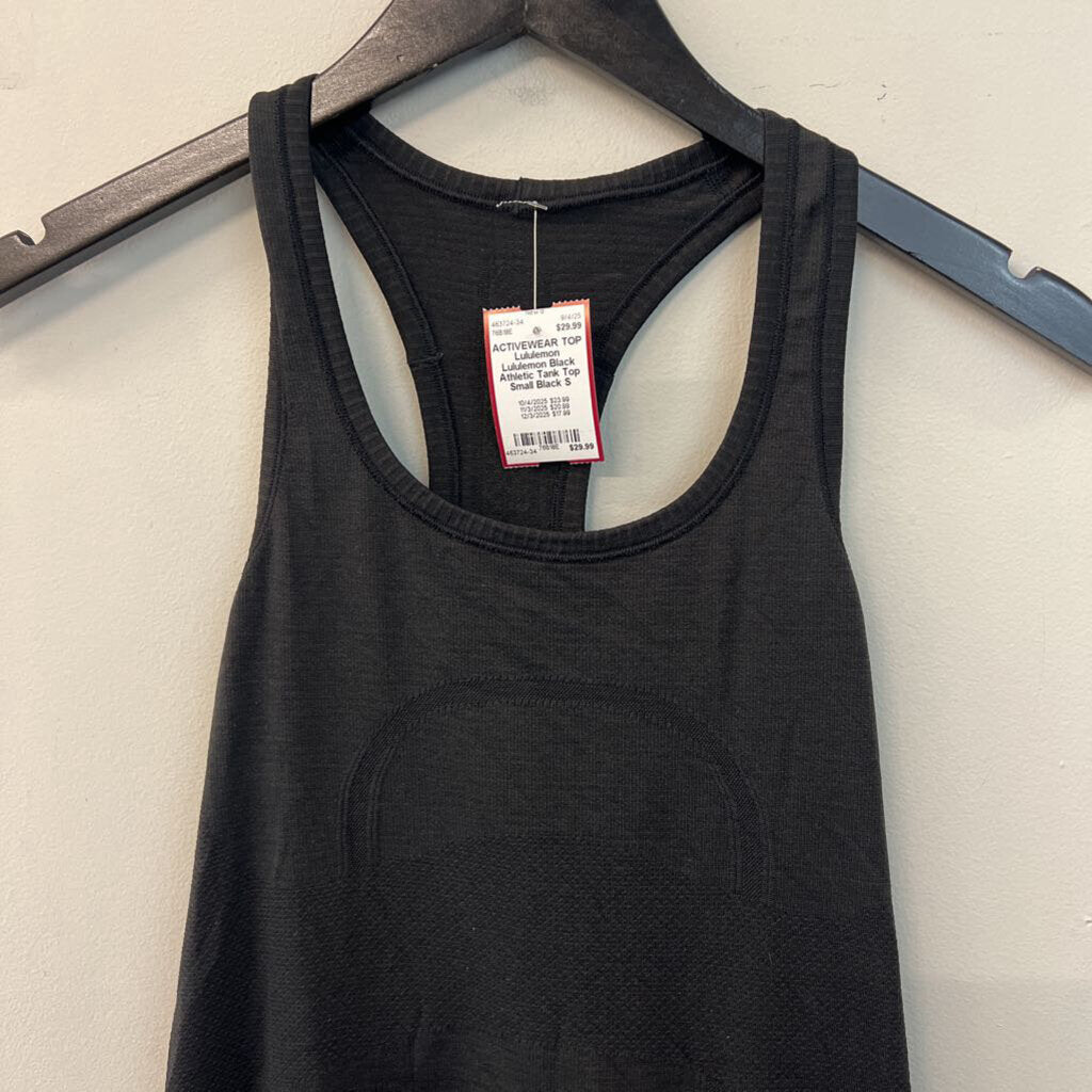 Lululemon Black Athletic Tank Top Small