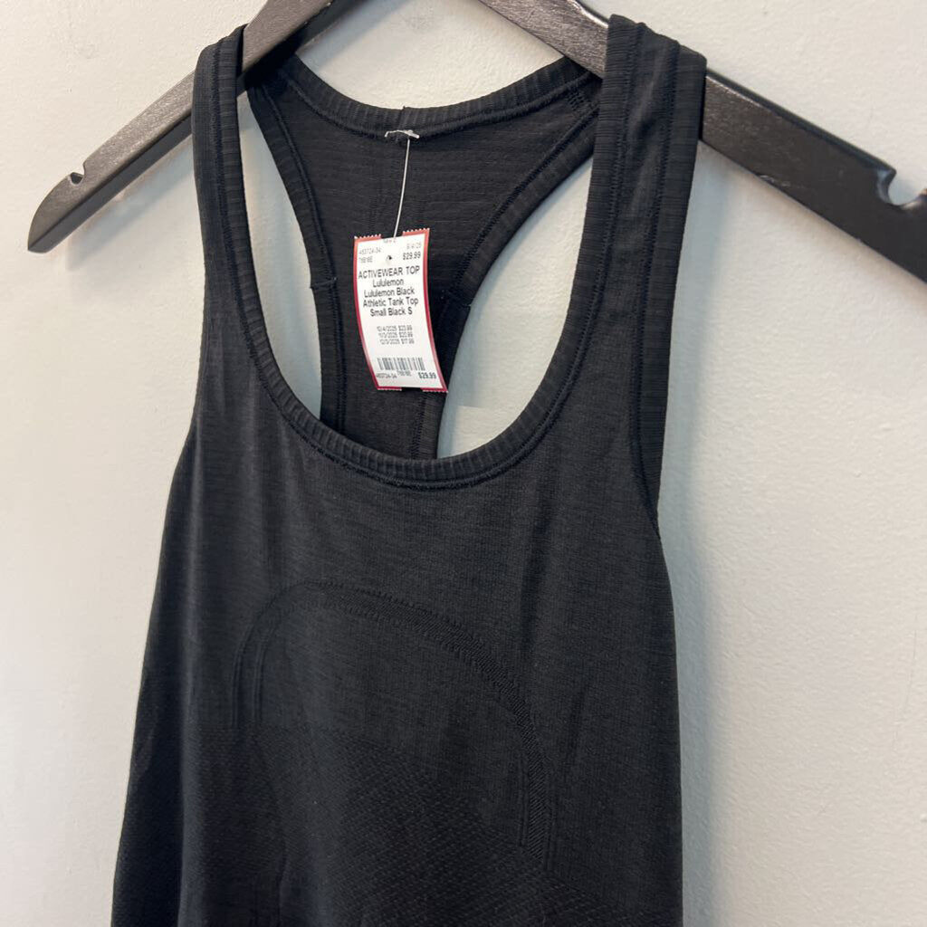 Lululemon Black Athletic Tank Top Small