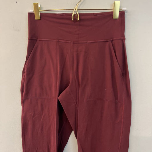 Lululemon Burgundy Jogger Leggings 4