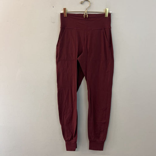 Lululemon Burgundy Jogger Leggings 4