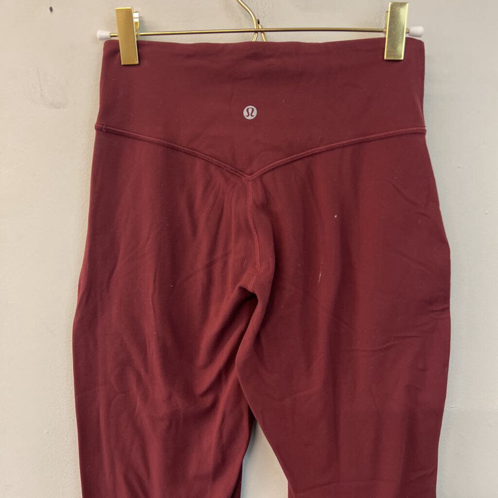 Lululemon Burgundy Jogger Leggings 4
