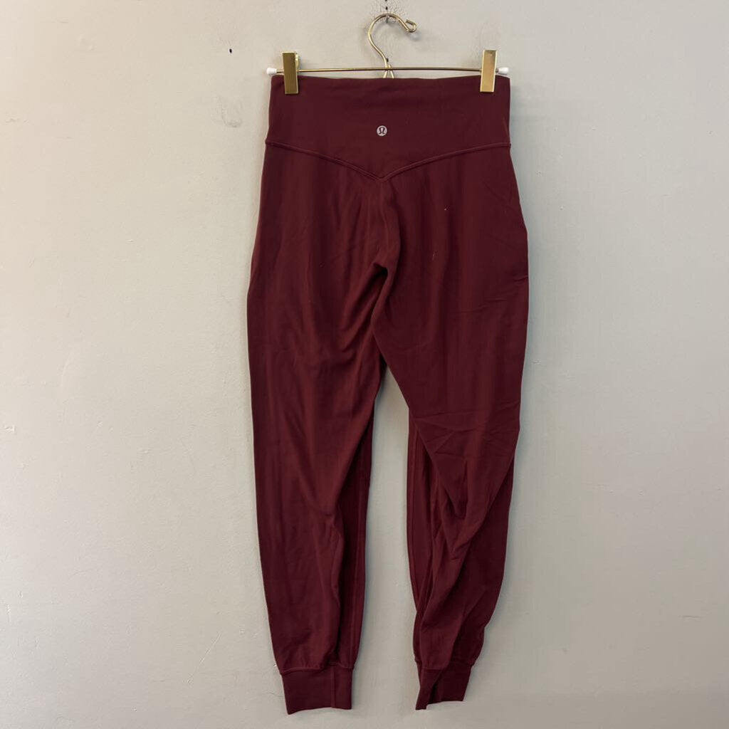 Lululemon Burgundy Jogger Leggings 4