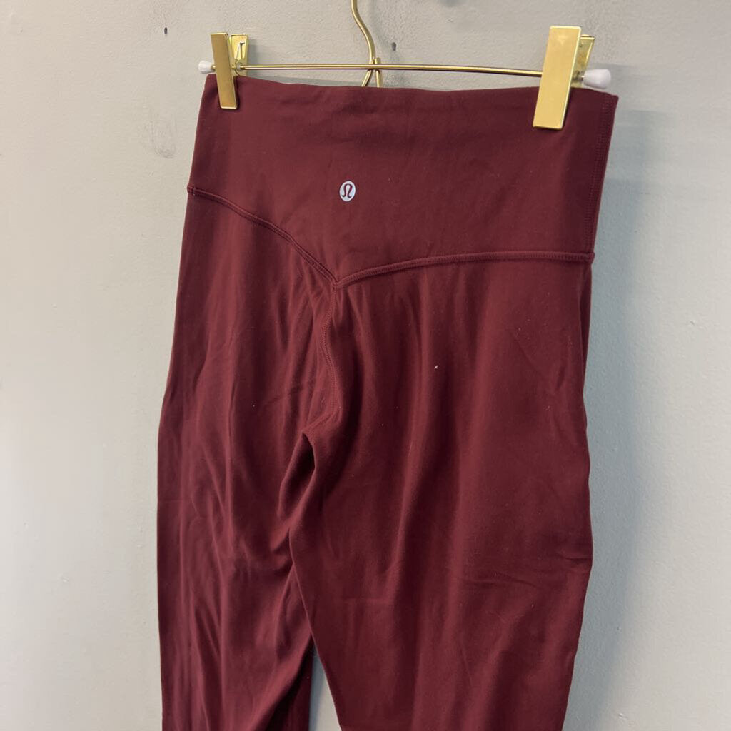 Lululemon Burgundy Jogger Leggings 4