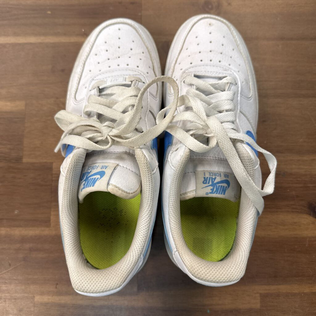 Nike White/ Blue Air Force Low Sneakers 7.5