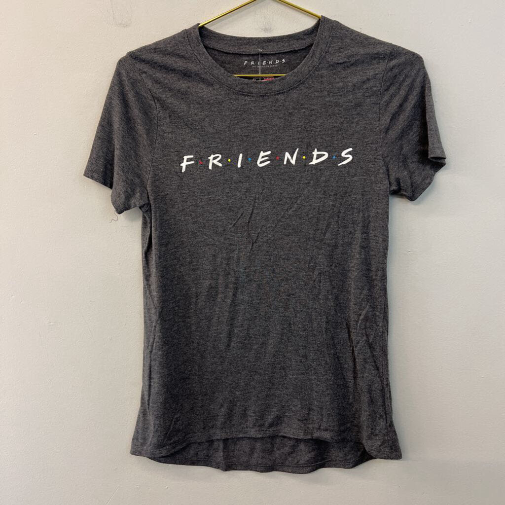 Friends Grey Short Sleeve Graphic Tee Medium