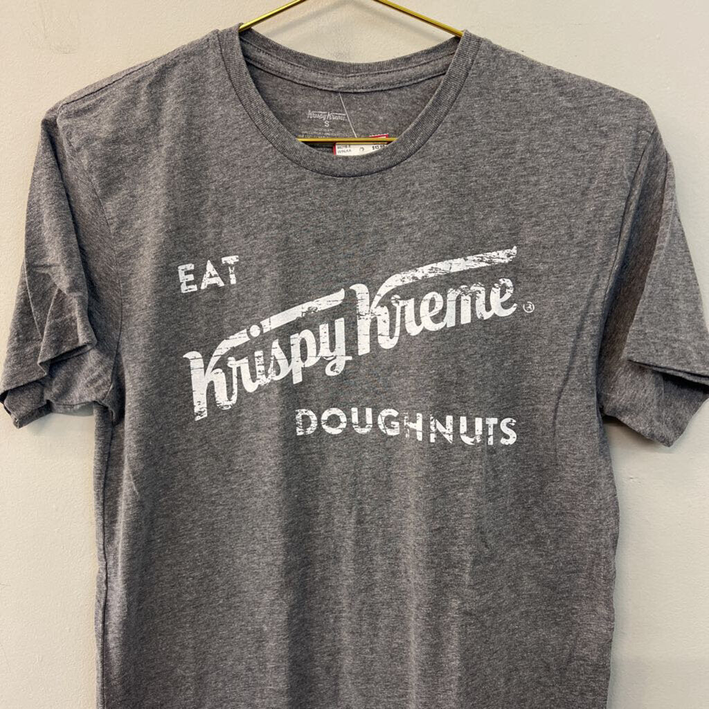 Krispy Kreme Grey Short Sleeve Graphic Tee Small