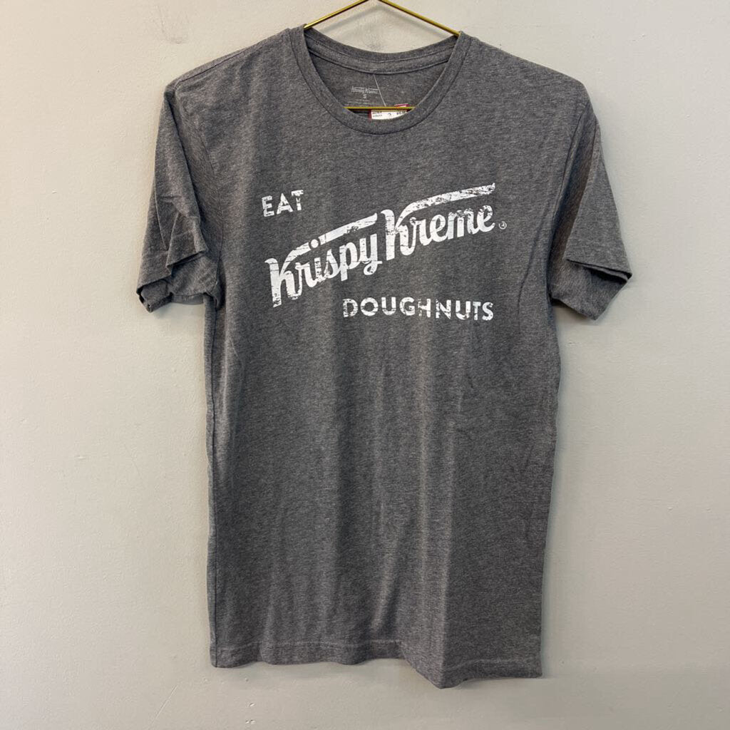 Krispy Kreme Grey Short Sleeve Graphic Tee Small