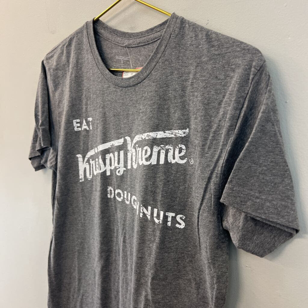 Krispy Kreme Grey Short Sleeve Graphic Tee Small