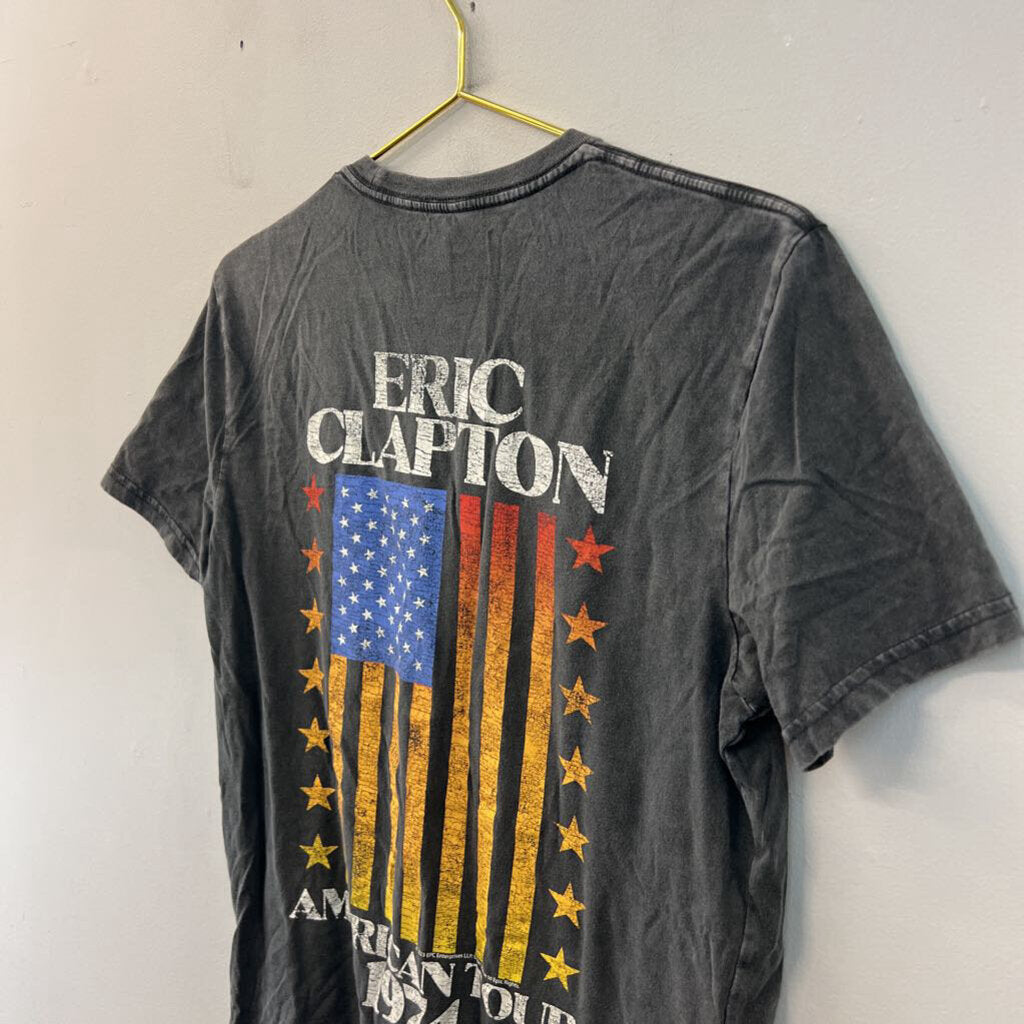 Grey/ Multi Eric Clapton Short Sleeve Graphic Tee Small