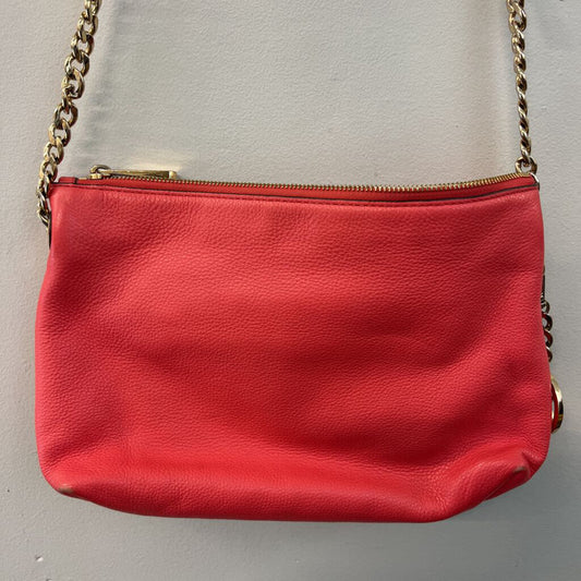 Michael Kors Coral Pebbled Leather Crossbody Purse