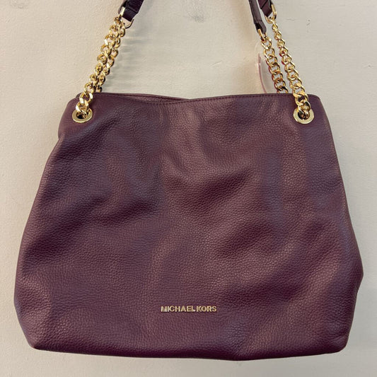 Michael Kors Purple Pebbled Leather Purse