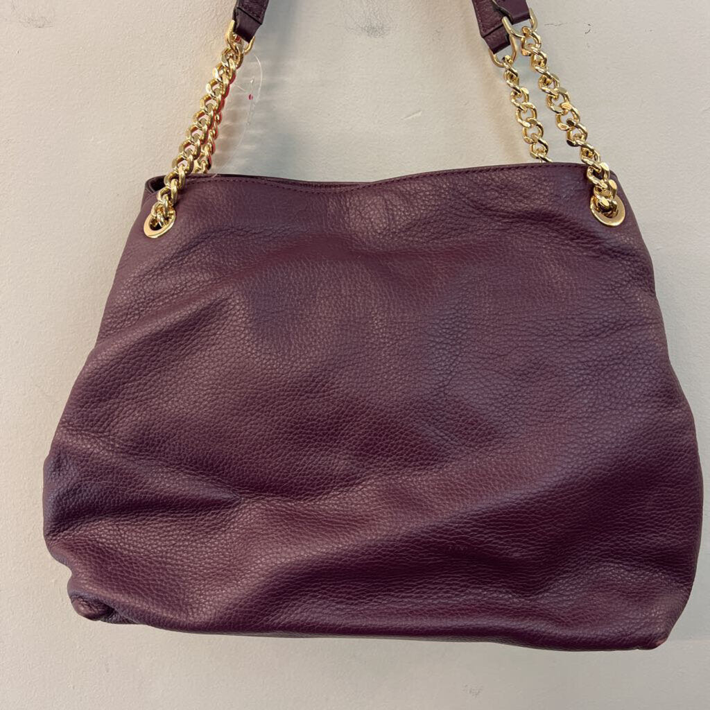 Michael Kors Purple Pebbled Leather Purse