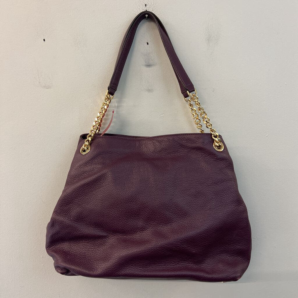 Michael Kors Purple Pebbled Leather Purse