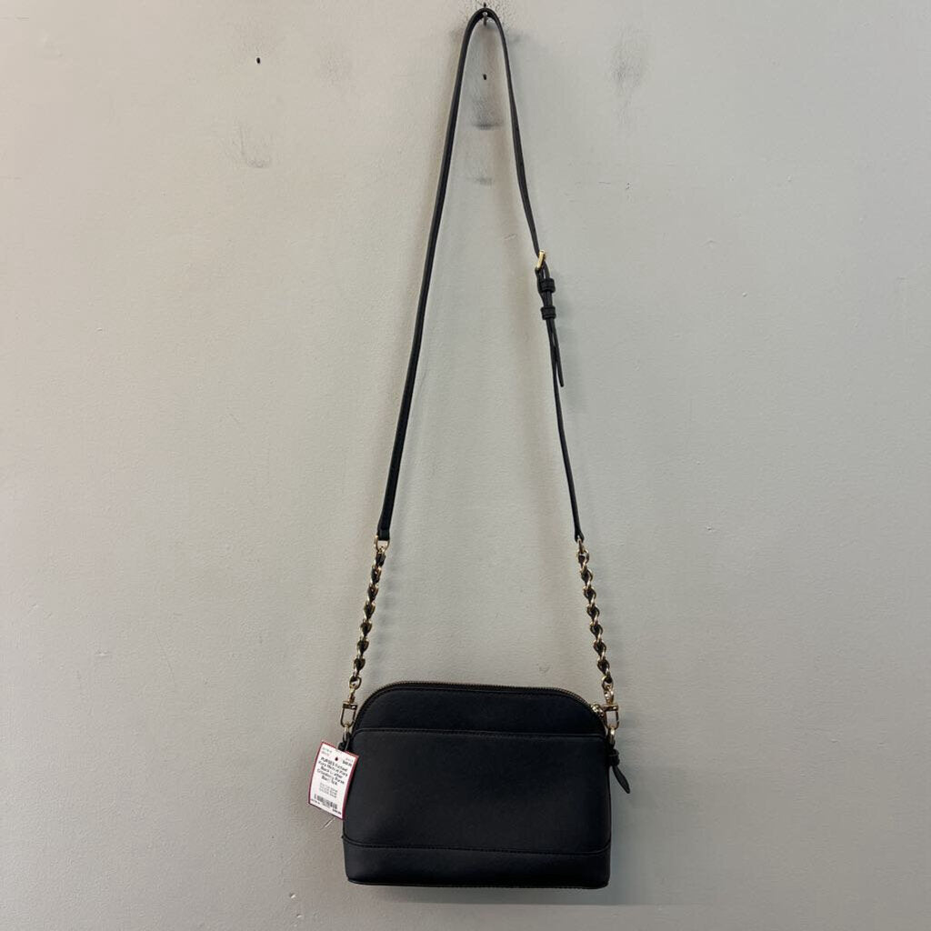 Michael Kors Black Leather Crossbody Purse