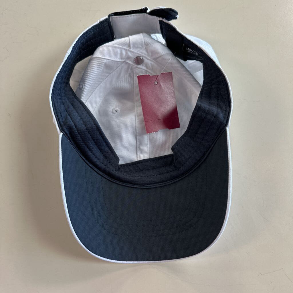 Nike White/ Black Embroidered Logo Baseball Hat