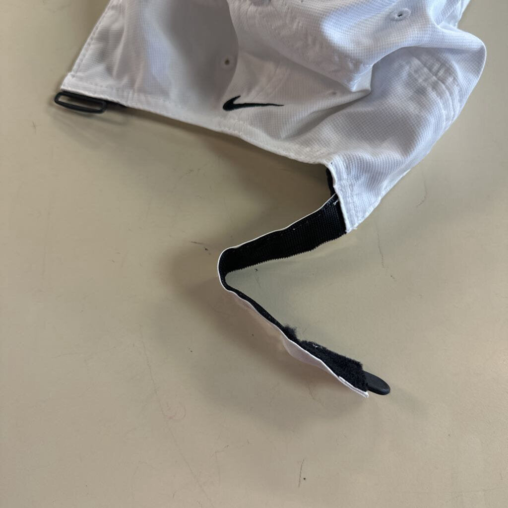 Nike White/ Black Embroidered Logo Baseball Hat