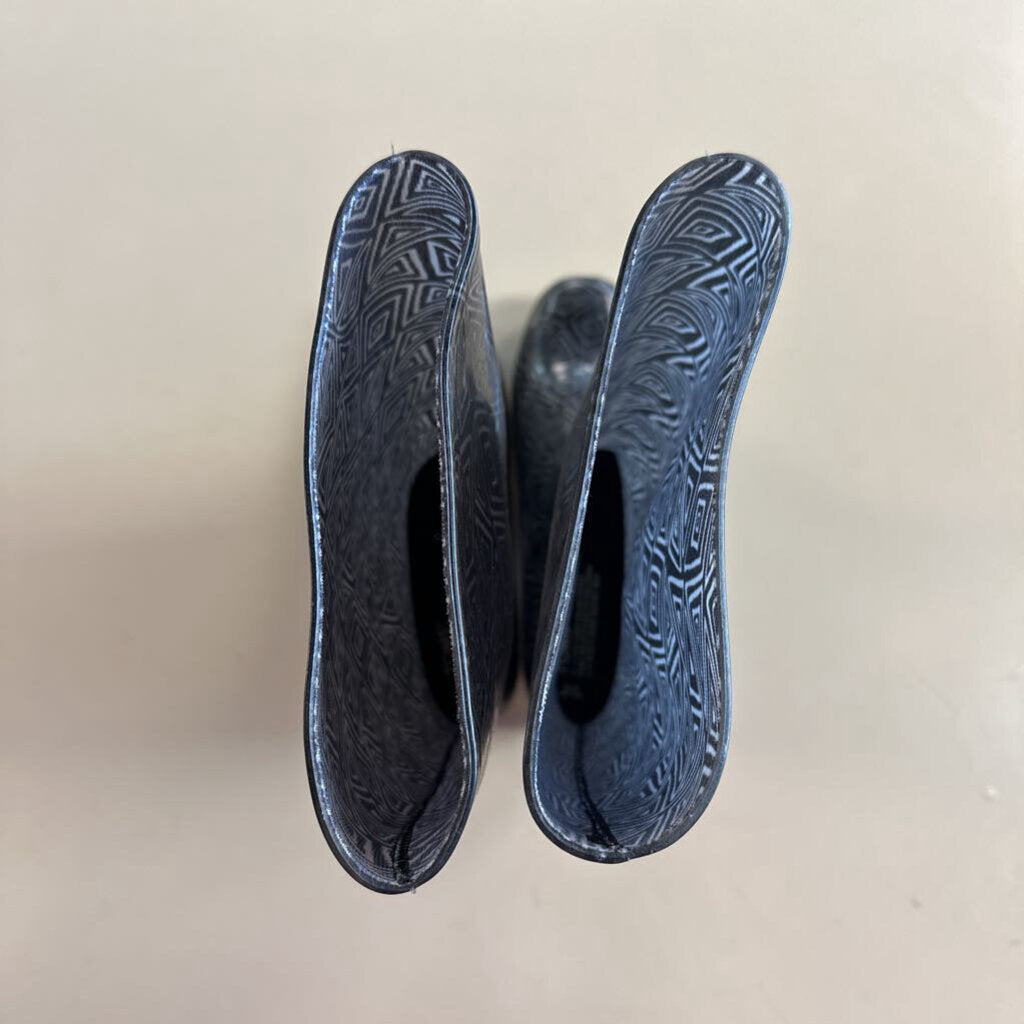 Toms Black/ Grey Cabrilla Rain Boots 8