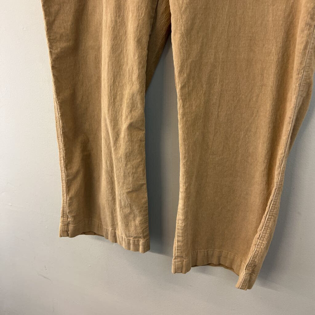 Gap Brown Corduroy High Rise Wide Leg Pants 16