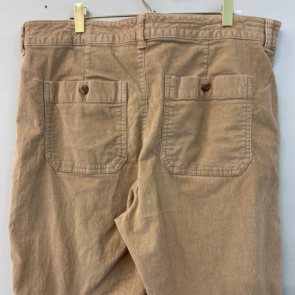 Gap Brown Corduroy High Rise Wide Leg Pants 16