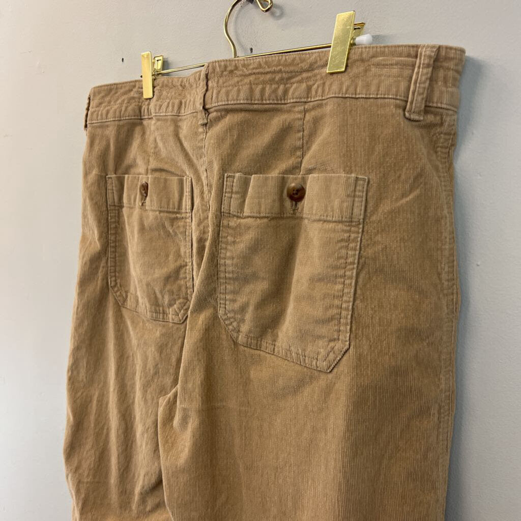 Gap Brown Corduroy High Rise Wide Leg Pants 16