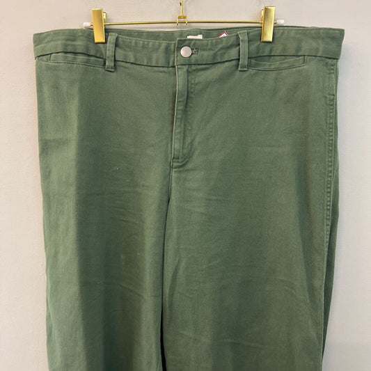 Gap Green Wide Leg Crop Pants 16