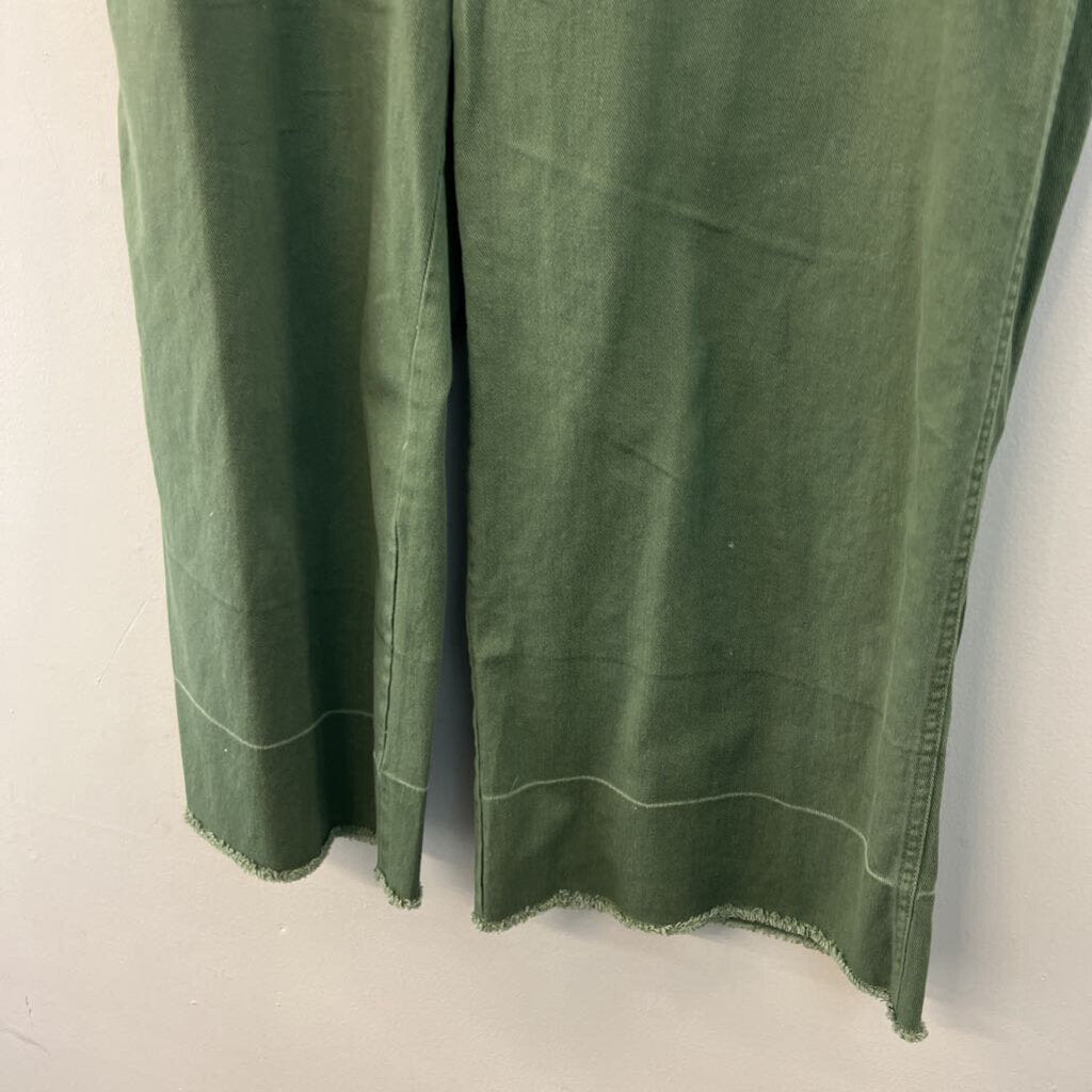 Gap Green Wide Leg Crop Pants 16