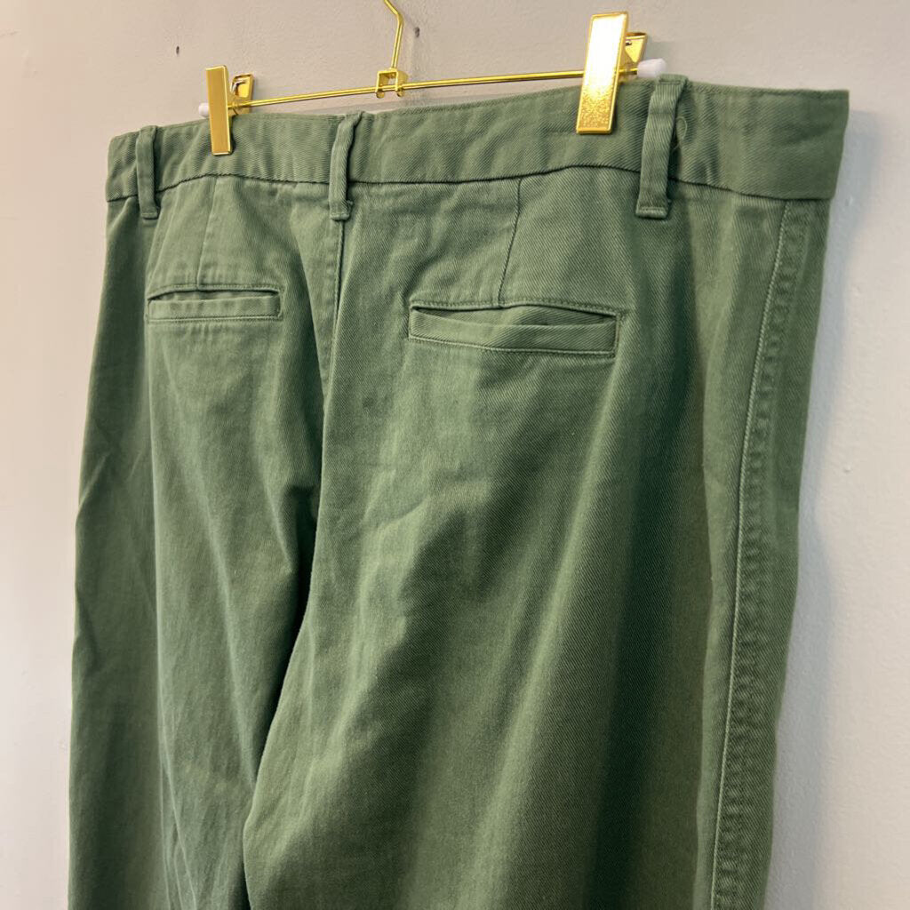 Gap Green Wide Leg Crop Pants 16