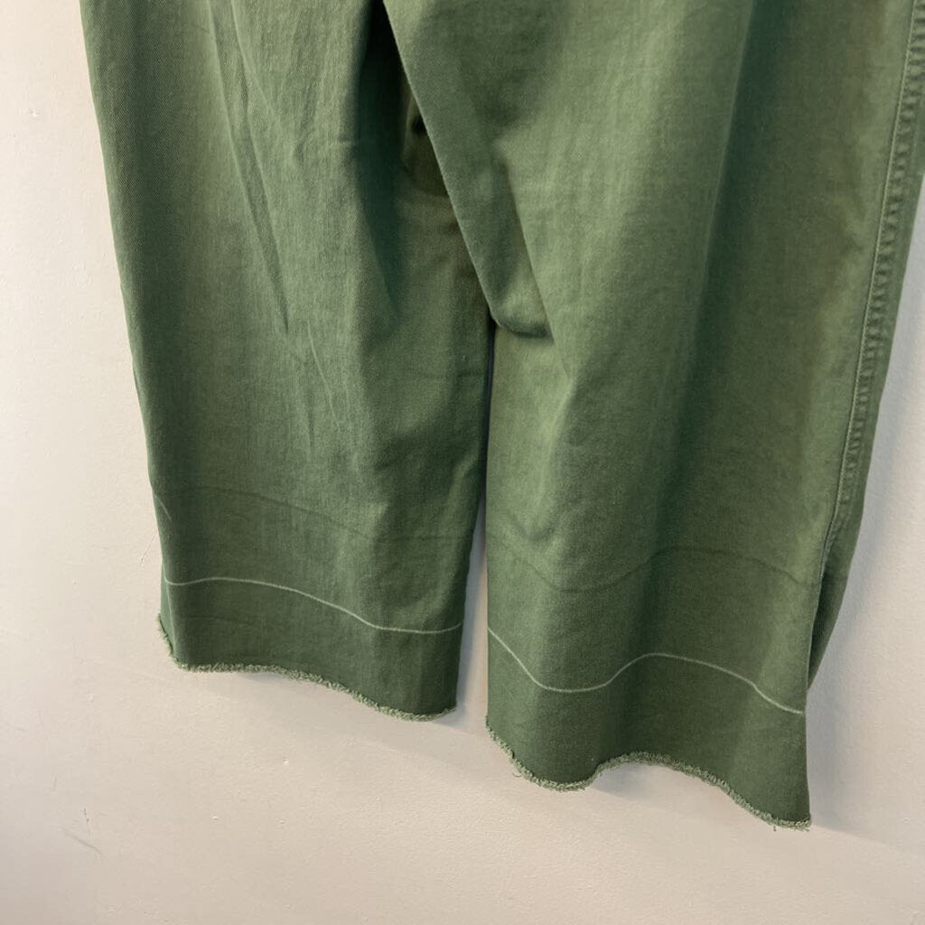 Gap Green Wide Leg Crop Pants 16