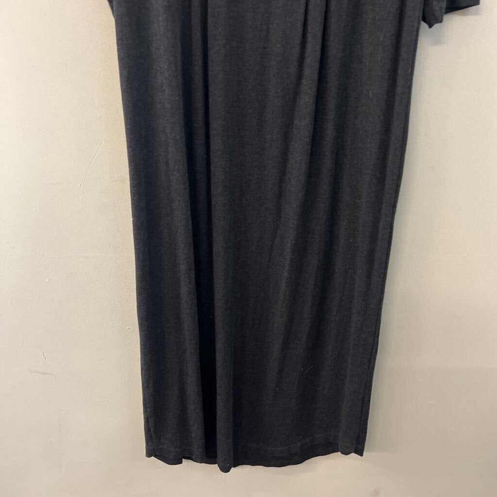 J Jill Grey Long Sleeve Maxi Dress Large Tall