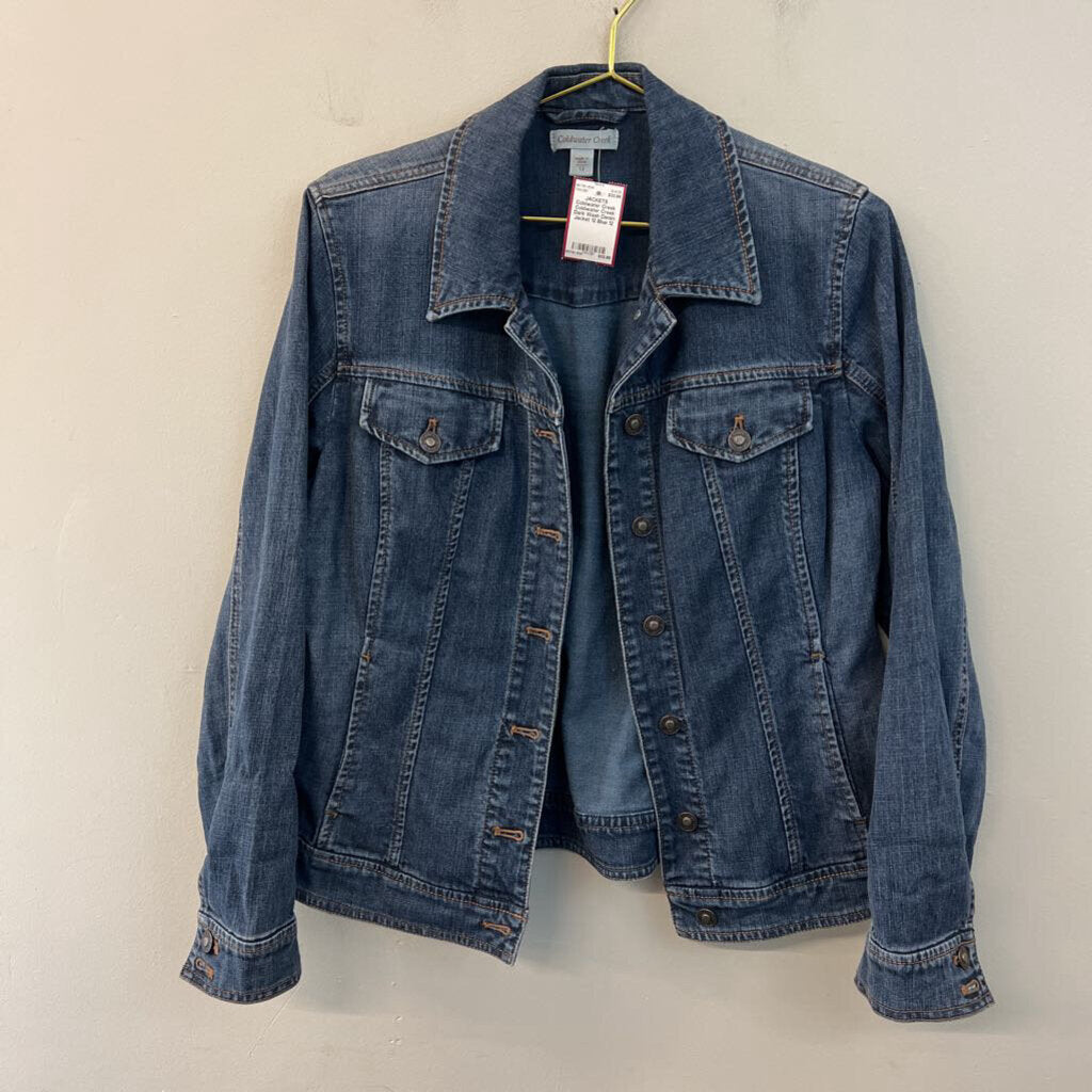 Coldwater Creek Dark Wash Denim Jacket 12