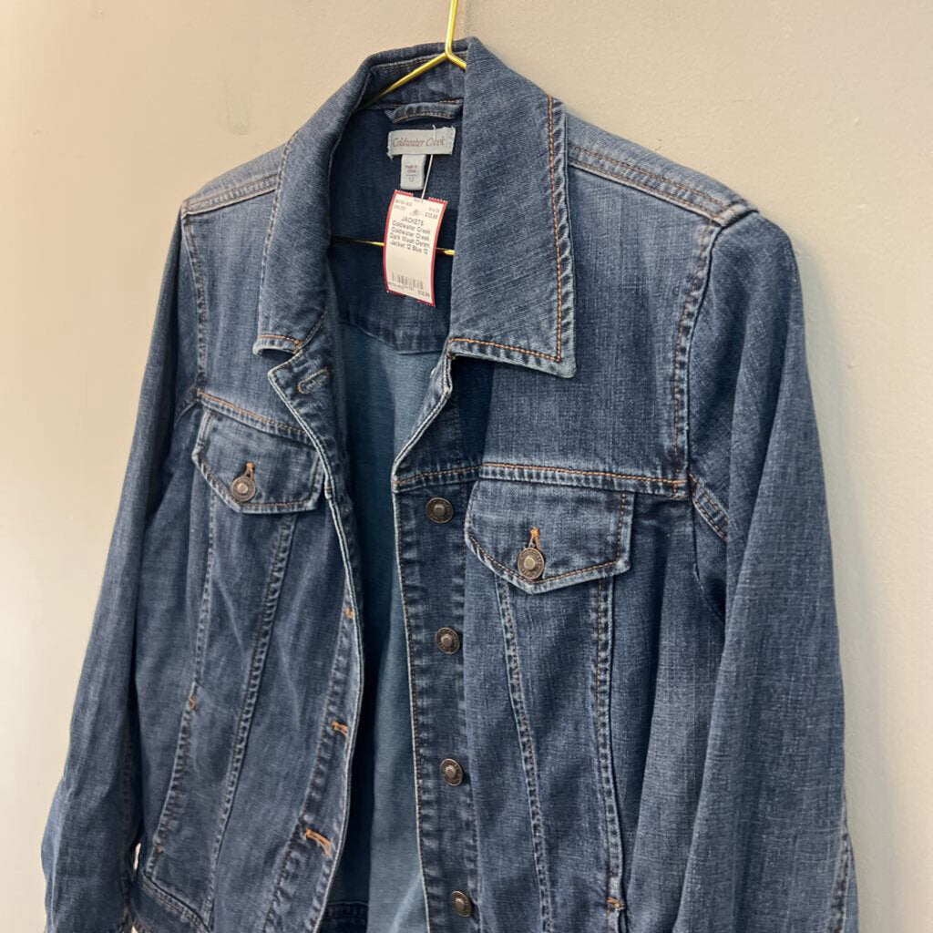 Coldwater Creek Dark Wash Denim Jacket 12