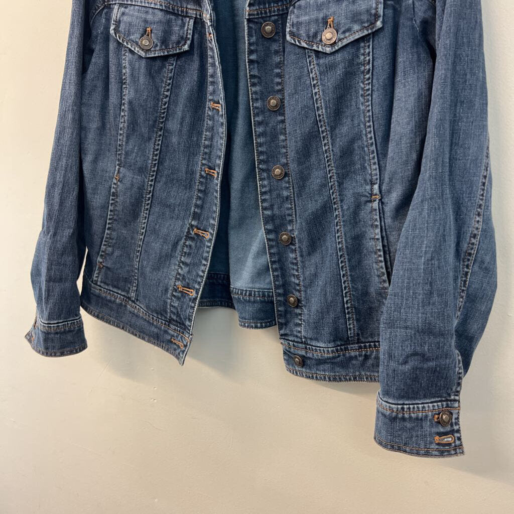 Coldwater Creek Dark Wash Denim Jacket 12