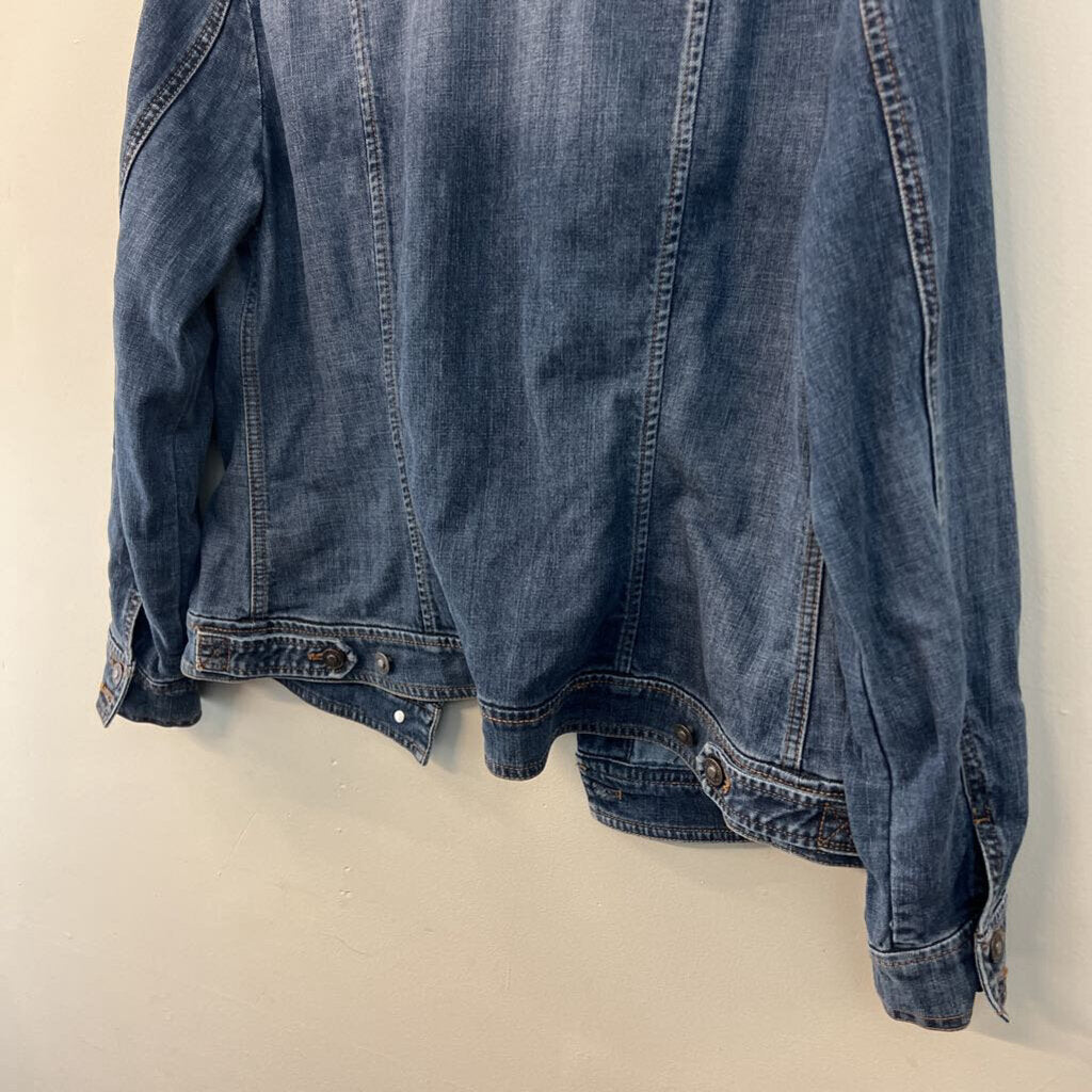 Coldwater Creek Dark Wash Denim Jacket 12