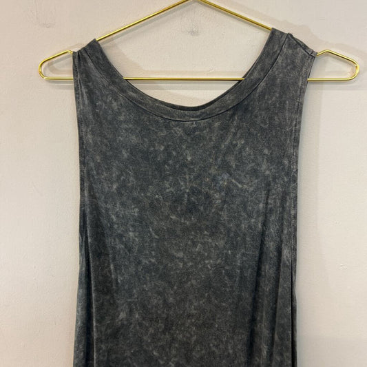 Illa Illa Grey High Low Tank Top Large