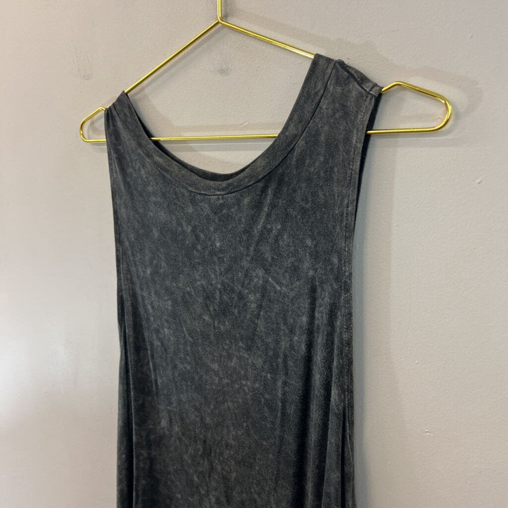 Illa Illa Grey High Low Tank Top Large
