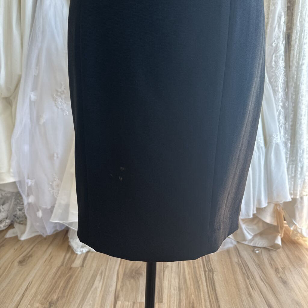 Laundry Black Lace Top Short Formal Dress 10