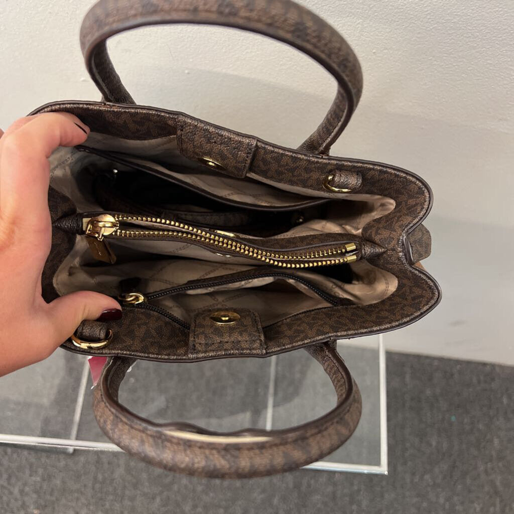 Michael Kors Brown Leather Austin Purse
