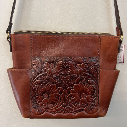 Patricia Nash Brown Leather Aveley Purse
