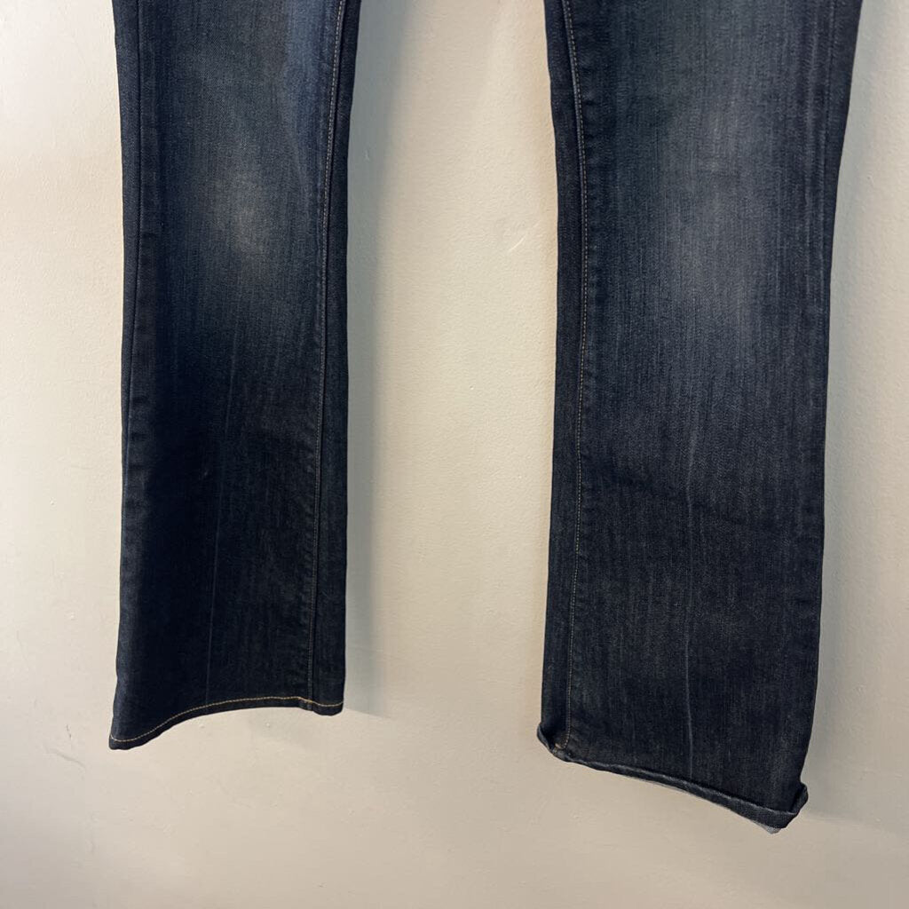 Paige Dark Wash Laurel Canyon Jeans 27