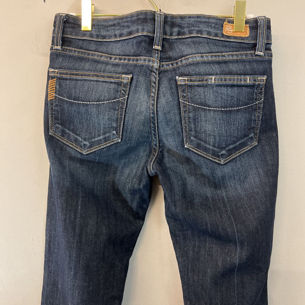 Paige Dark Wash Laurel Canyon Jeans 27