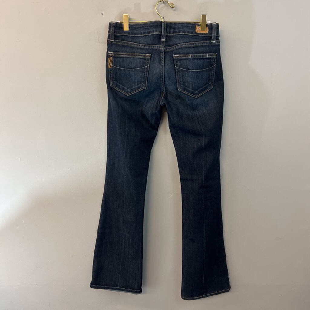 Paige Dark Wash Laurel Canyon Jeans 27