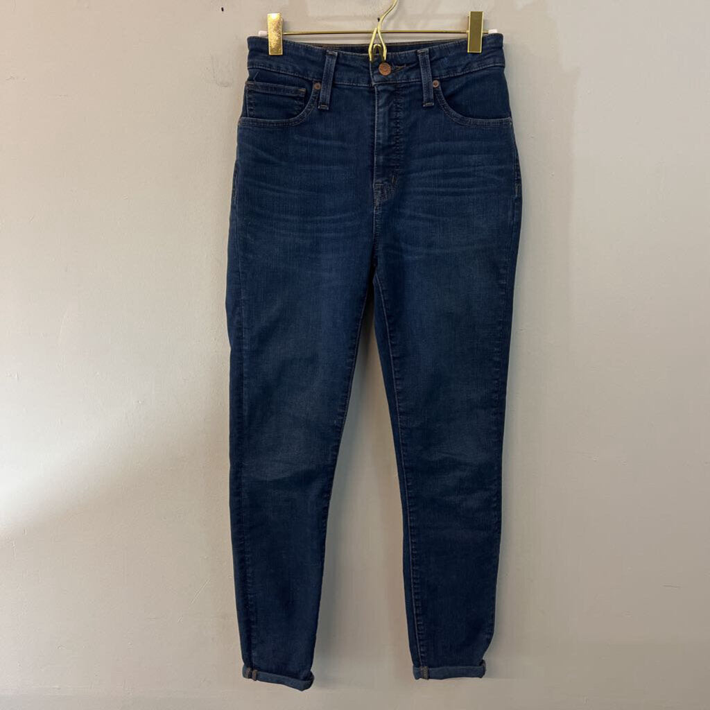 Madewell Dark Wash Curvy High Rise Skinny Leg Jeans 26