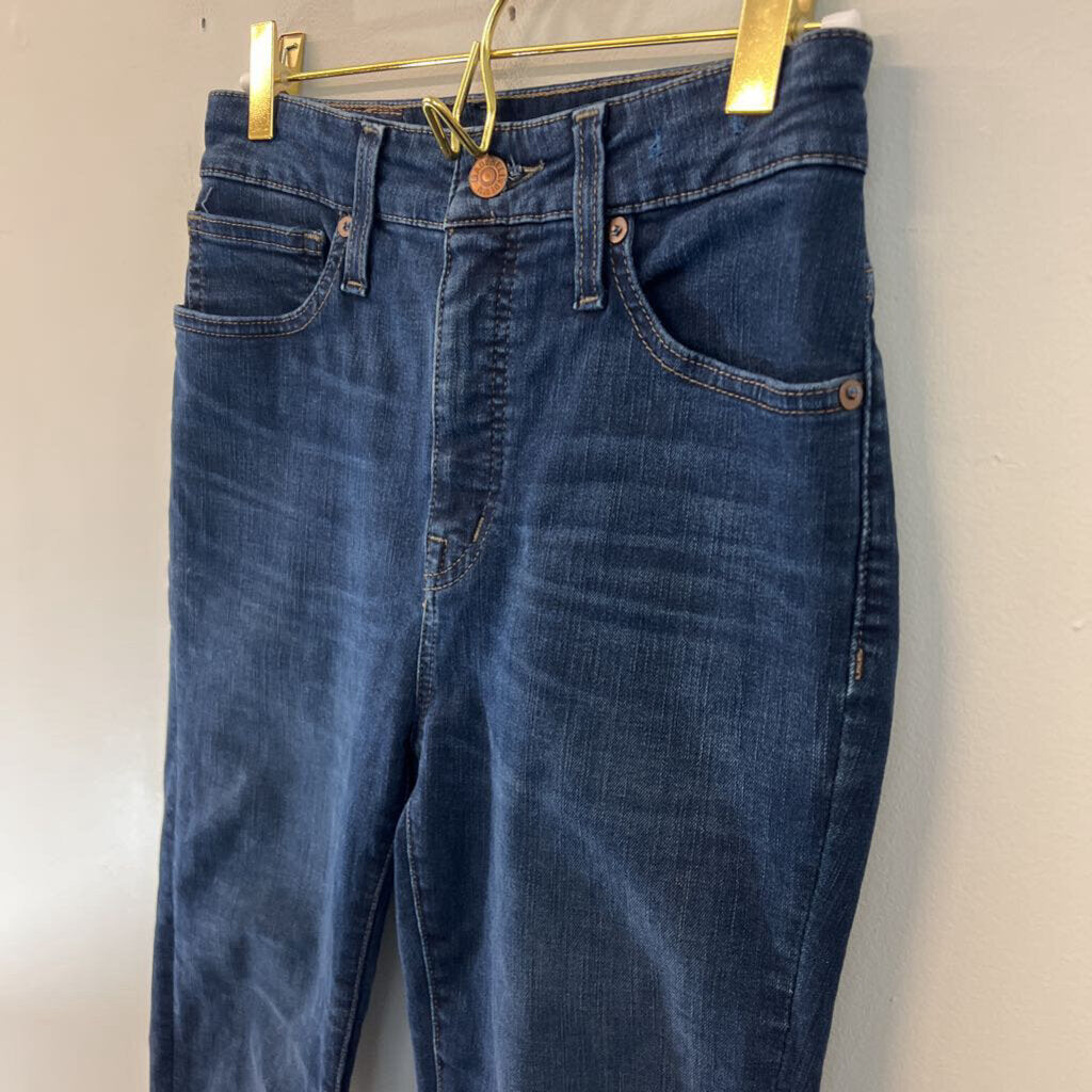 Madewell Dark Wash Curvy High Rise Skinny Leg Jeans 26