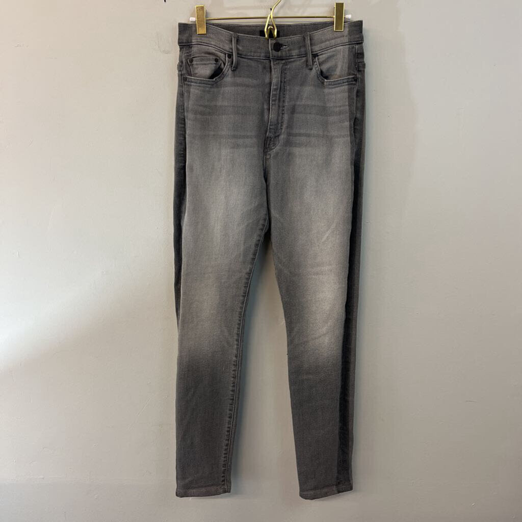 Mother Grey Denim The Swooner Jeans 27