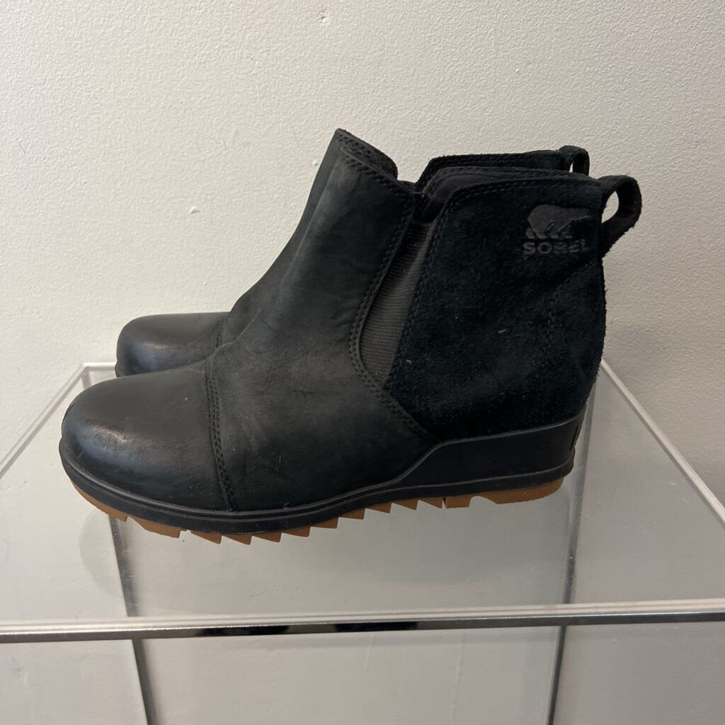Sorel Black Evie Booties 7