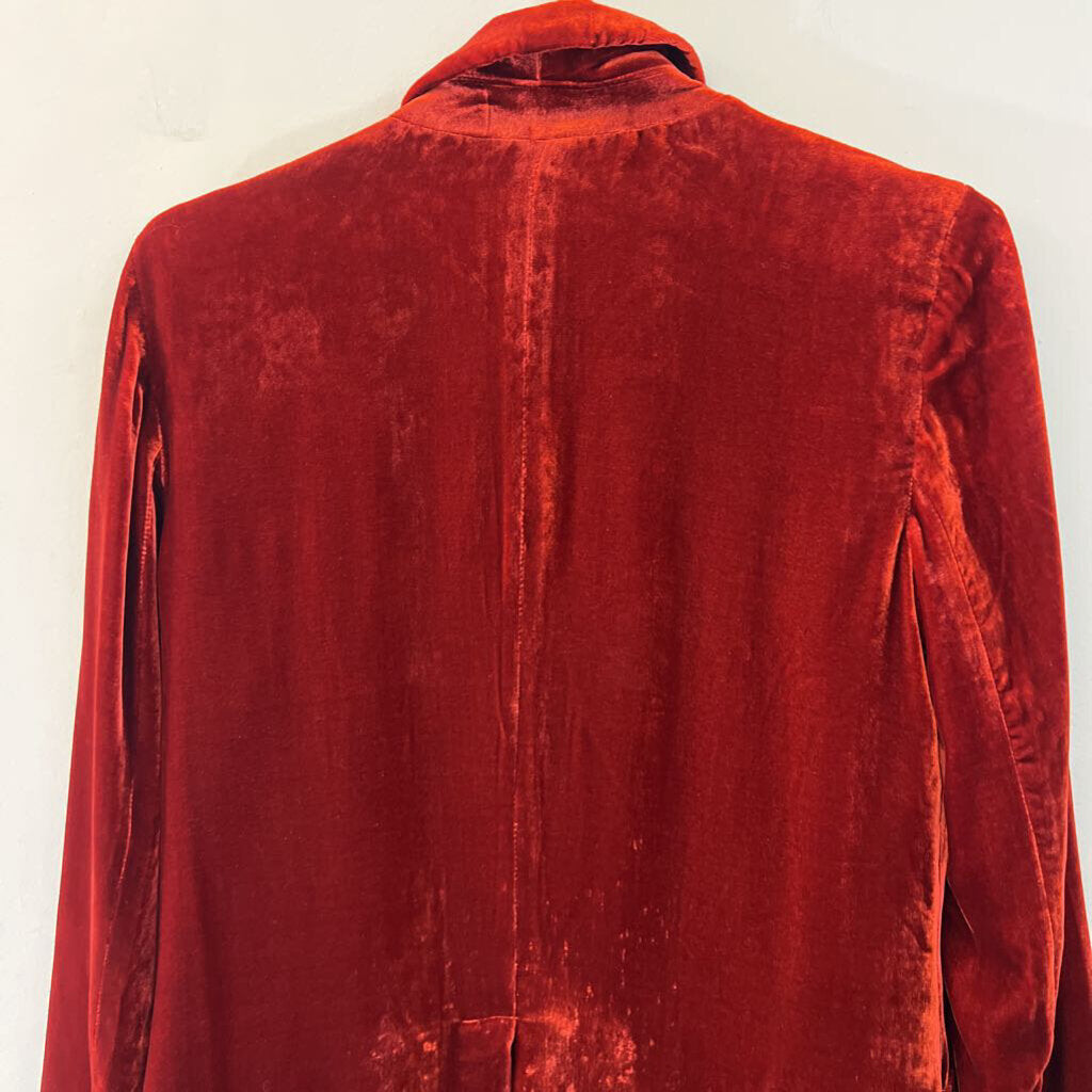 Sundance Red Velvet Blazer Jacket 4