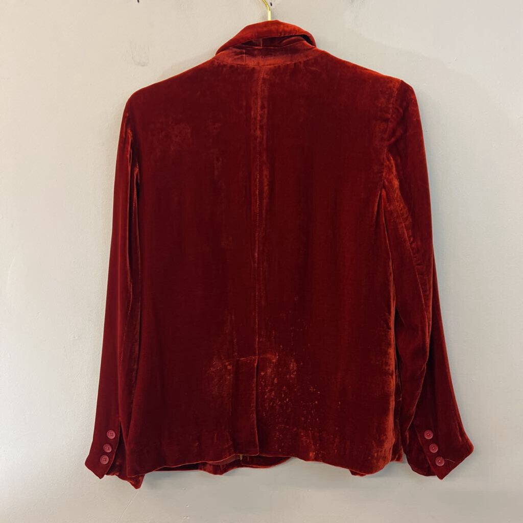 Sundance Red Velvet Blazer Jacket 4