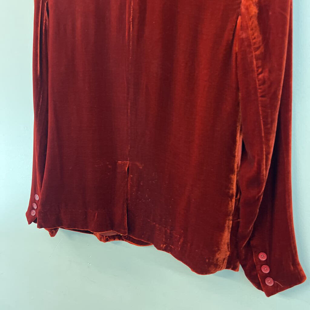 Sundance Red Velvet Blazer Jacket 4