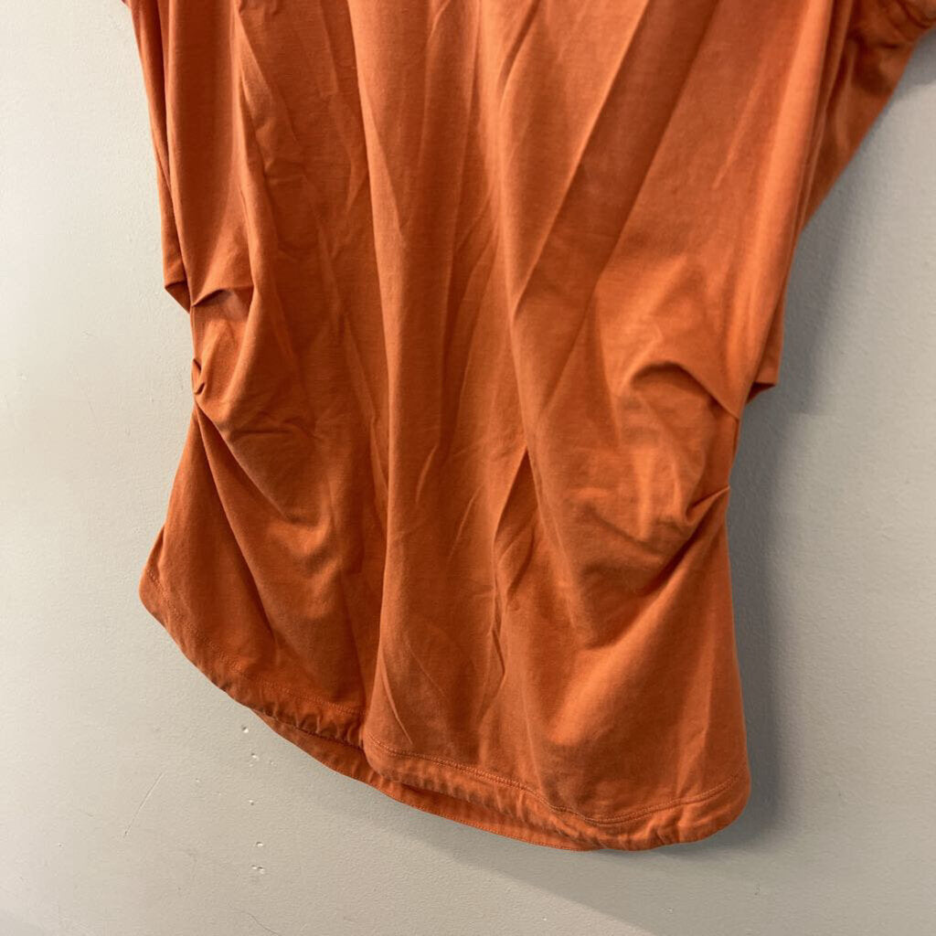 Athleta Orange Short Sleeve Top Small